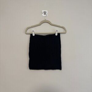 H&M Bodycon Mini Skirt, Black, Size S